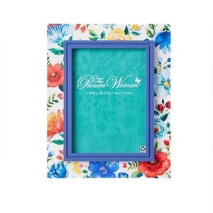 The Pioneer Woman Vibrant Floral Frame - Blue and Multicolor